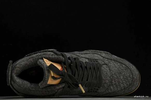 Jordan AO2571-001 4 Retro AO2571-001 Levis  - Denim Levis Air Black NRG 0804